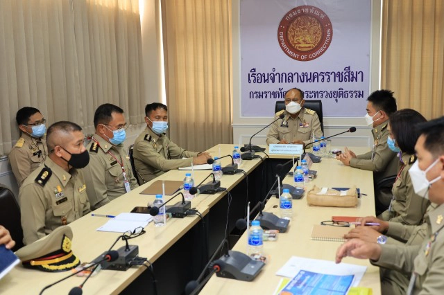 ผู้ว่าโคราช กำชับ 6 ผบ.เรือนจำ เข้มโควิด19