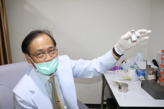 รพ.เทพากร ได้รับจัดสรรวัคซีนแอสตร้าเซนนิก้า20โดส