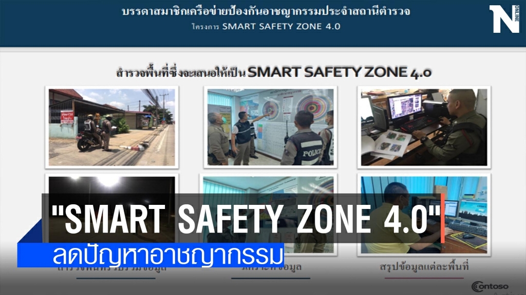 เดินหน้า"SMART SAFETY ZONE 4.0"ประชาชนอุ่นใจ