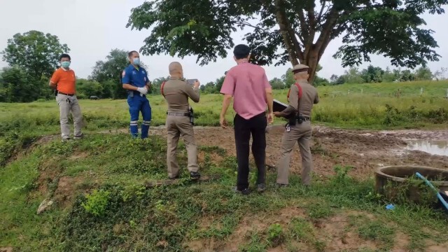 พ่อเฒ่าวูบล้ม โดนควายเดินวนเหยียบซ้ำจมโคลนดับ