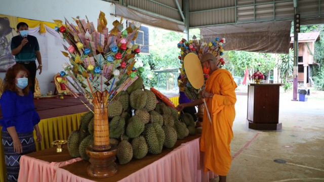 ชาวสวนลับแล"ทอดผ้าป่าทุเรียน"จ้างครูสอนลูกหลาน