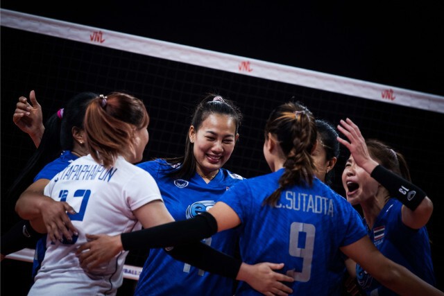 วอลเลย์สาวไทย สุดยอด!! คว้าชัยนัดแรกเหนือเยอรมนี 3-1 เซตศึกVNL