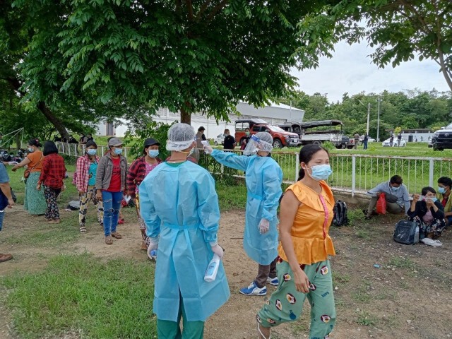ผวจ.ตากตรวจสถานที่กักตัวต่างด้าว