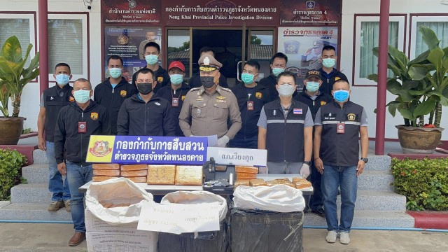 รวบแก๊งค้ากัญชาได้ของกลาง 142 กิโลกรัม