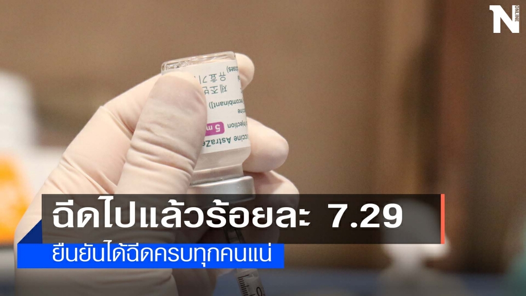 ขานรับนโยบาย"ลุงตู่"เร่งฉีดวัคซีนเข็มแรกตามเป้า ขานรับนโยบาย"ลุงตู่"เร่งฉีดวัคซีนเข็มแรกตามเป้า