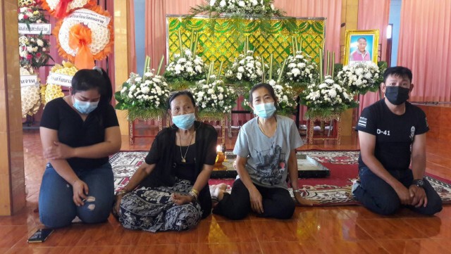 งานศพตาวัย 85 ปีฉีดวัคซีนดับเงียบเหงา