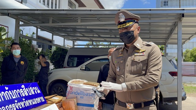 รวบแก๊งกัญชาข้ามชาติ 4 รายของกลางกว่า 264  กก.