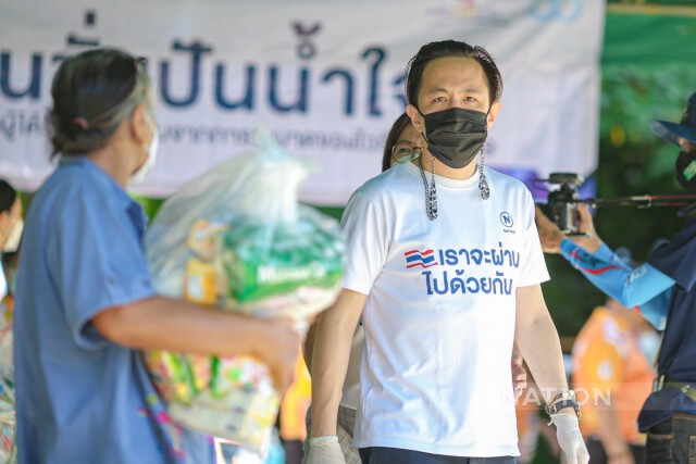 เนชั่นปันน้ำใจ เดินหน้าลงพื้นที่ ชุมชนสองคุณจ่า-ชุมชนวัดดุสิต บรรเทาผลกระทบโควิด