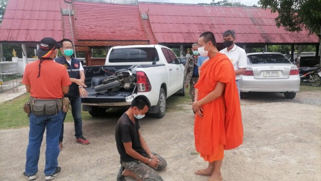 รวบหนุ่มงัดตู้บริจาควัดเมาะหลวง