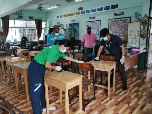 รร.เทศบาลเมืองสุโขทัยสั่งปิดเรียนออนไซต์