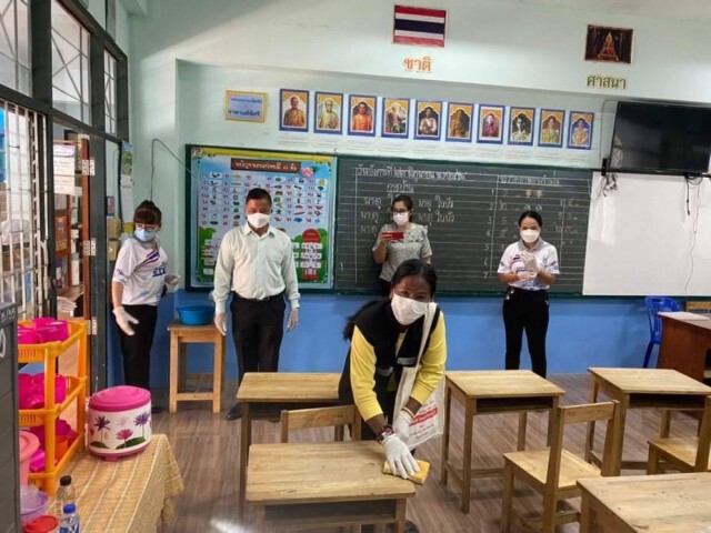 รร.เทศบาลเมืองสุโขทัยสั่งปิดเรียนออนไซต์