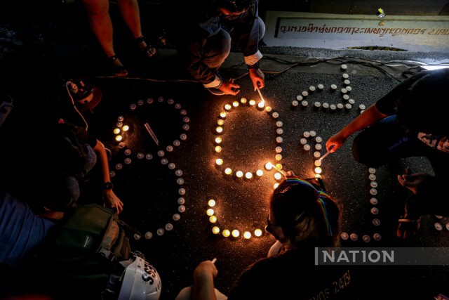 บรรยากาศ คณะราษฎรและแนวร่วม เรียกร้อง แก้ไขรัฐธรรมนูญหมวด 1-2