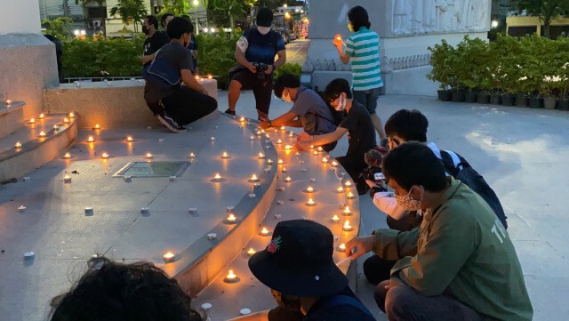 บรรยากาศ คณะราษฎรและแนวร่วม เรียกร้อง แก้ไขรัฐธรรมนูญหมวด 1-2