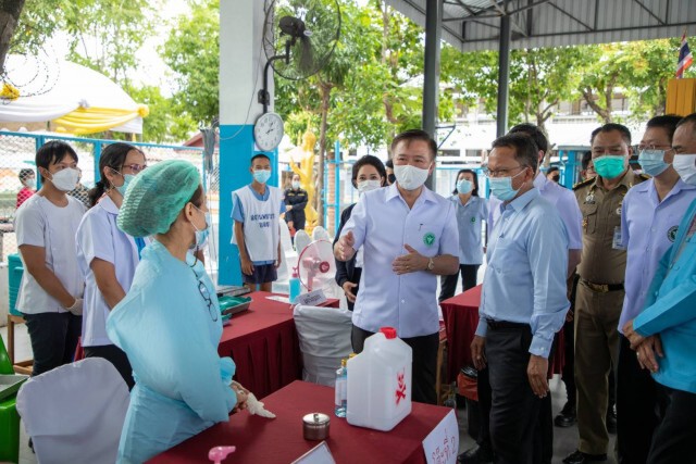 ฉีดวัคซีนผู้ต้องขังเรือนจำสุโขทัย1,036คน