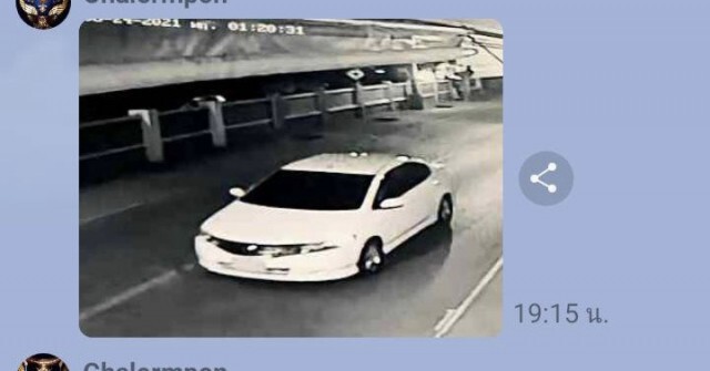 ประกาศล่าหัวขโมยขับเก๋งขโมยต้นไม้มูลค่าหลักแสน