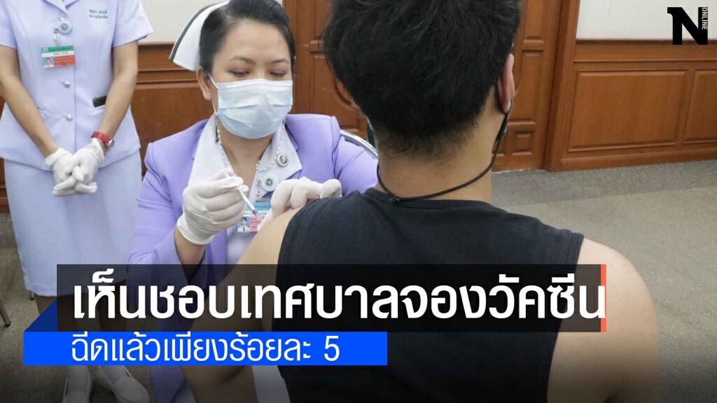 ชาวขอนแก่นฉีดวัคซีนร้อยละ 5 ชาวขอนแก่นฉีดวัคซีนร้อยละ 5