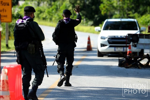 ตรึงกำลังเข้มรอยต่อ "สะบ้าย้อย-กาบัง" ห้ามย้ายแรงงาน