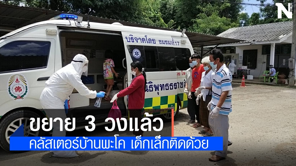ปิดหมู่บ้าน คลัสเตอร์บ้านพะโคขยาย 3 วง ปิดหมู่บ้าน คลัสเตอร์บ้านพะโคขยาย 3 วง