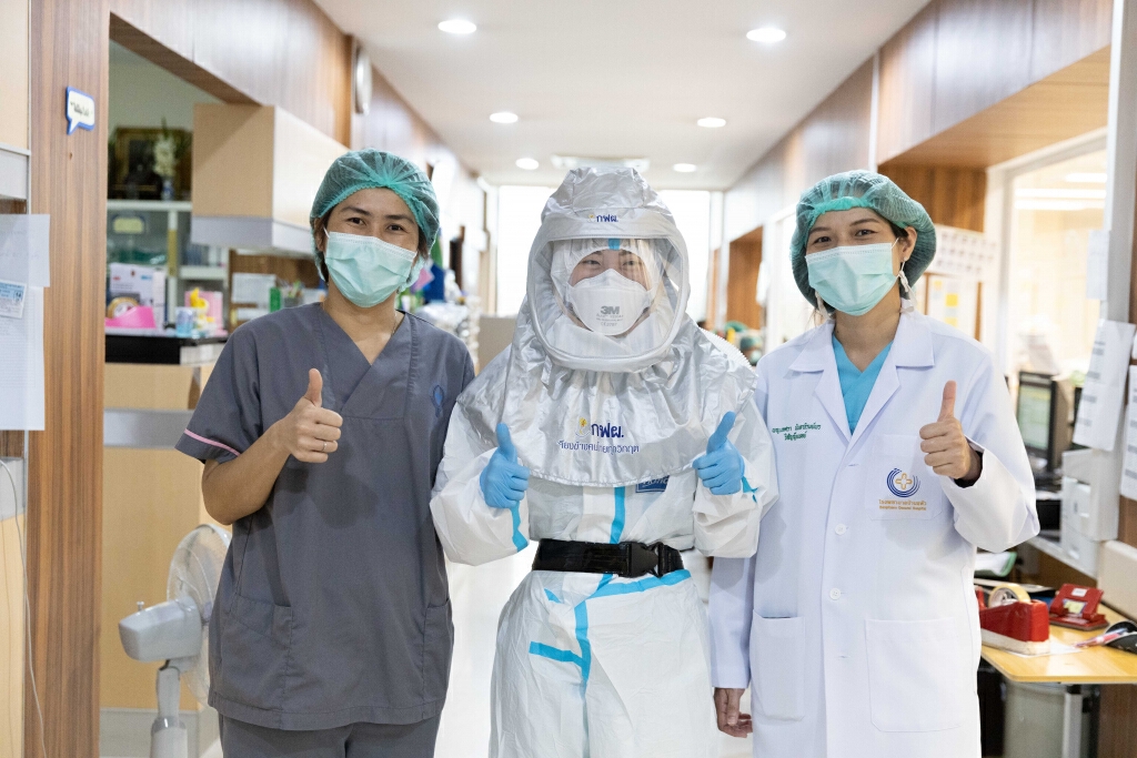 หมวกป้องกันเชื้อ PAPR จากความร่วมมือร่วมใจของคนไทยเพื่อคนไทย