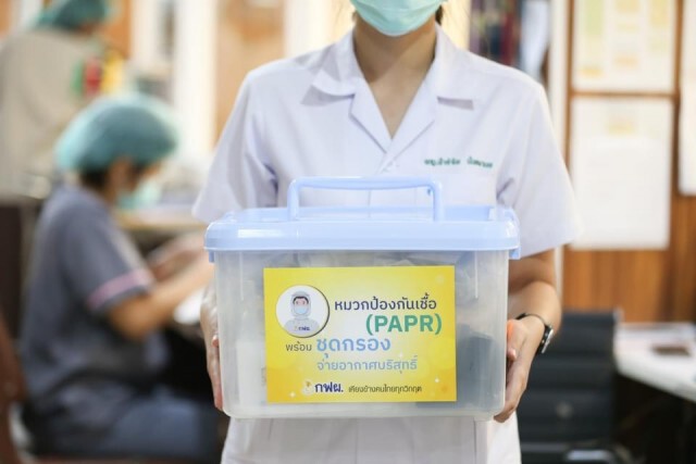 หมวกป้องกันเชื้อ PAPR จากความร่วมมือร่วมใจของคนไทยเพื่อคนไทย
