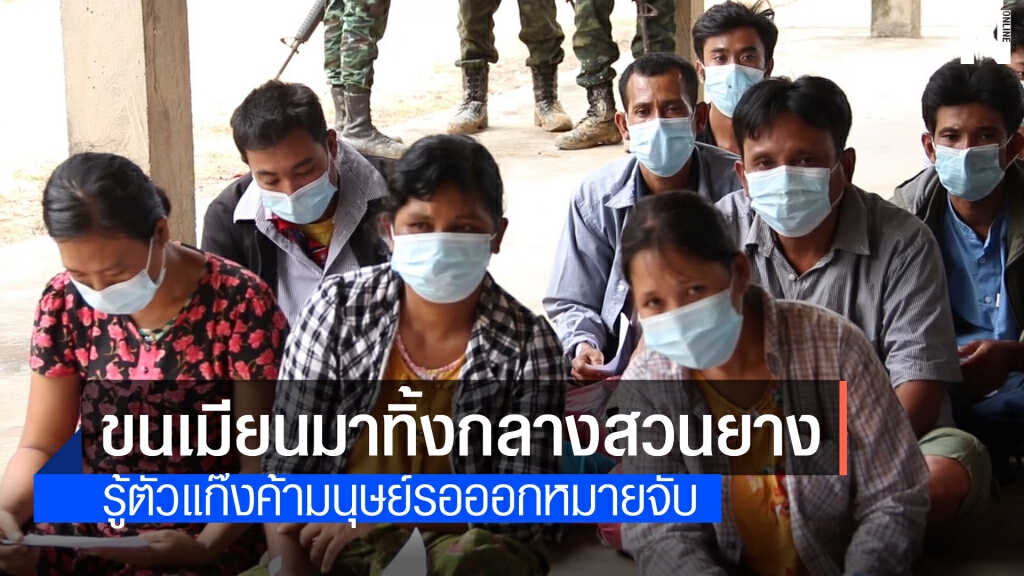 ลอบขนแรงงงานเมียนมาร์ 20 คน ทิ้งสวนยาง ลอบขนแรงงงานเมียนมาร์ 20 คน ทิ้งสวนยาง