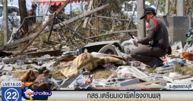 กสร.เตรียมเอาผิดโรงงานพลุสุพรรณ หลายข้อหา