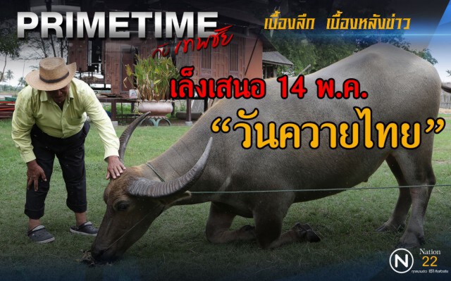 "PRIMETIME กับ เทพชัย" : เล็งเสนอ 14 พ.ค. "วันควายไทย"