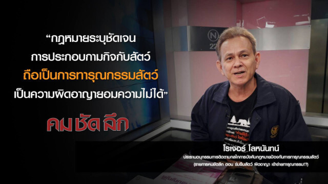 คม-ชัด-ลึก ข่มขืนสัตว์: ผิดอาญา เข้าข่ายทารุณกรรม!?