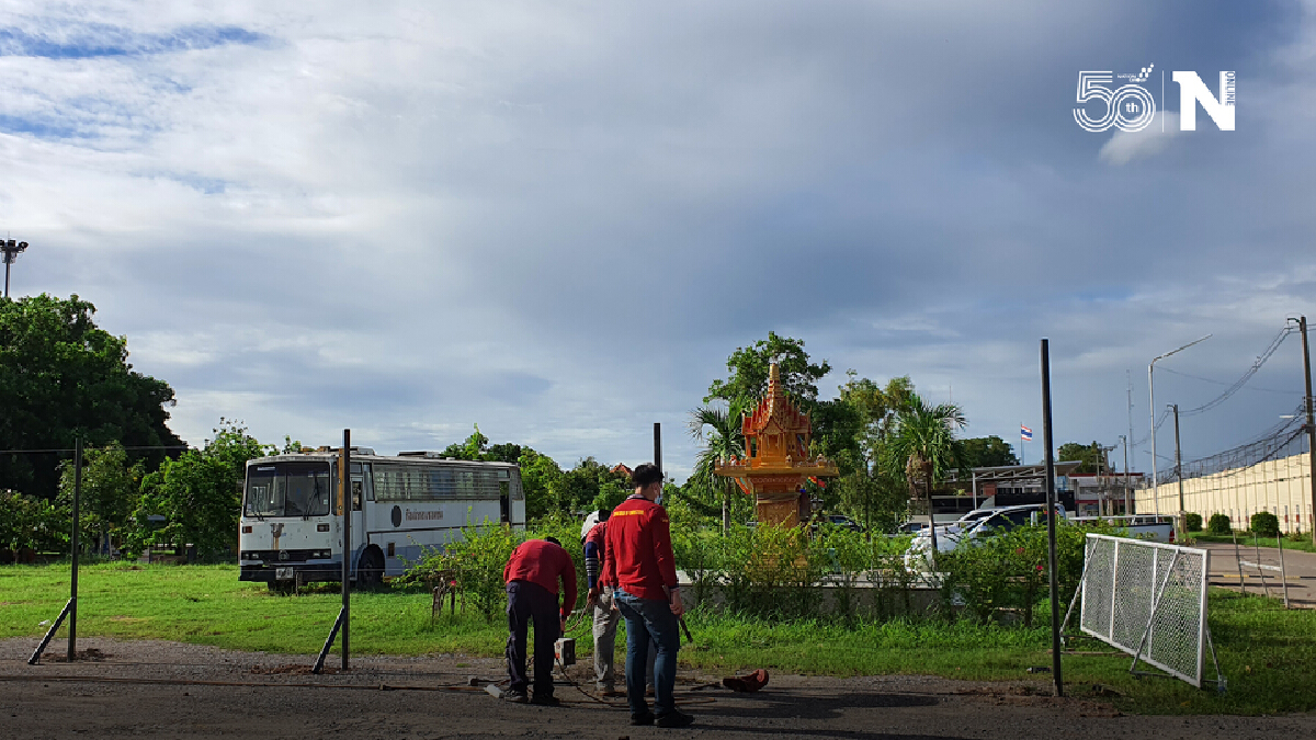 เรือนจำล้อมพื้นที่เตรียมที่พักคอยให้ผู้คุมหลังผู้ต้องขังติดโควิด