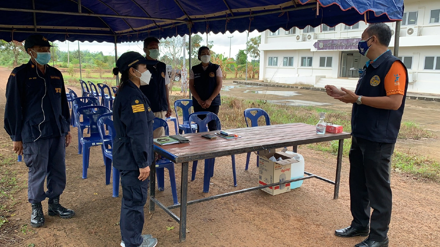 ยึดโรงพักบึงมะลูเป็นศูนย์พักคอยผู้ติดเชื้อโควิด-19 รอรักษา