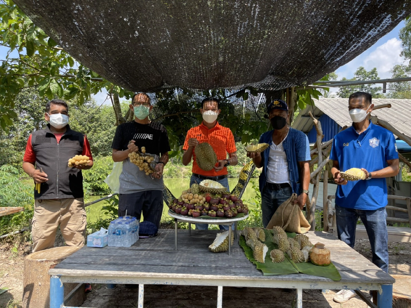 ตัดทุเรียนทรายขาวมีดแรก เปิดสั่งจองออนไลน์กระตุ้นรายได้เกษตรกร