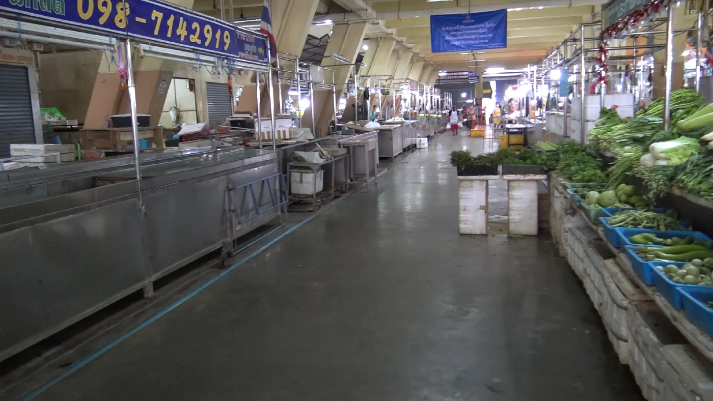ปิดตลาดทรัพย์สินสงขลา 7 วัน เร่งตรวจหาเชื้อแม่ค้าทั้งตลาด