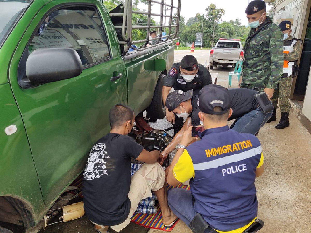 สนธิกำลังจับกุมยาบ้า 144,000 เม็ด ซุกซ่อนในถังน้ำมันรถยนต์