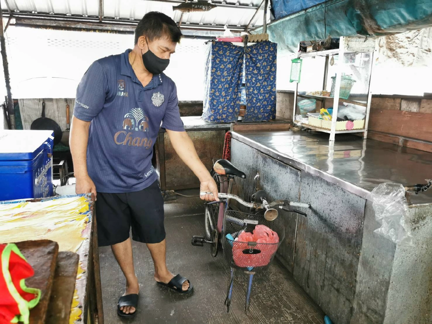 แม่ค้าอาหารตามสั่งทุกข์หนักถูกโจรขโมยถังแก๊สคืนเดียว3ร้าน