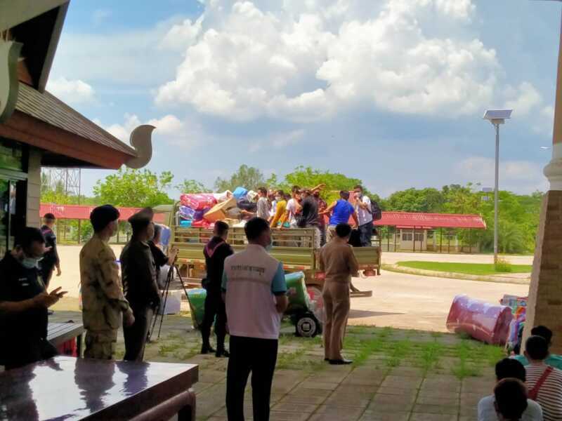 แรงงานชาวสปป.ลาวเดินทางกลับประเทศ หนีพิษโควิด19ในไทย