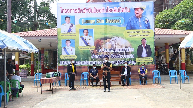 เริ่มฉีดวัคซีนป้องกัน “ลัมปี สกิน” ล็อตแรก ตั้งเป้า 7 หมื่นตัว