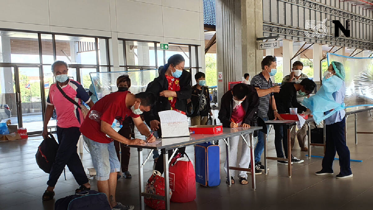 วุ่นแล้วผู้ป่วยโควิดนั่งรถไฟขบวนที่ 75 รักษาตัวที่บ้าน
