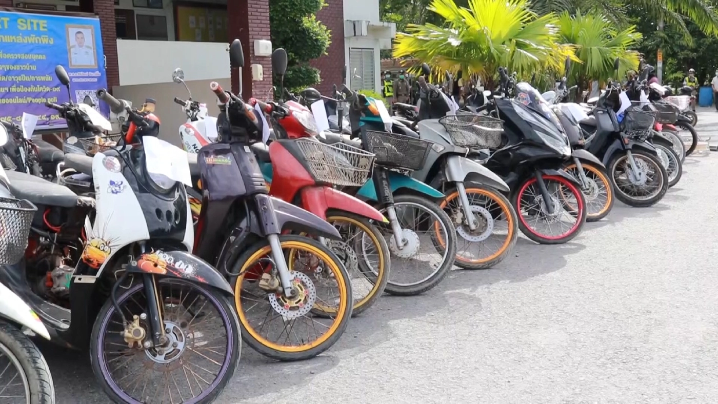 จับ "โอ ท้ายสำเภา" โจรลักรถจยย.สารภาพติดยา ยึดแล้ว 30 คัน