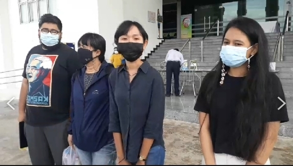 ศาลให้ประกัน "มายด์ ภัสราวลี"พร้อมพวก คดีชุมนุมเมื่อ 3 ส.ค.63