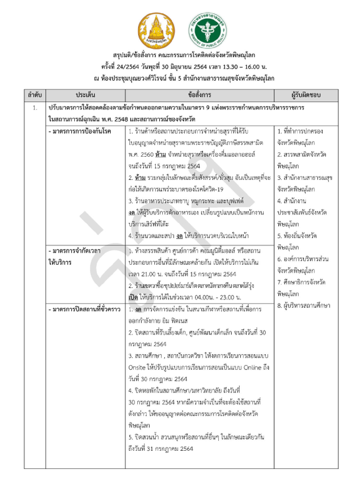 ผู้ว่าฯพิษณุโลกฯตรวจด่านโควิด-ย้ำสแกน Qr save phitsanulok