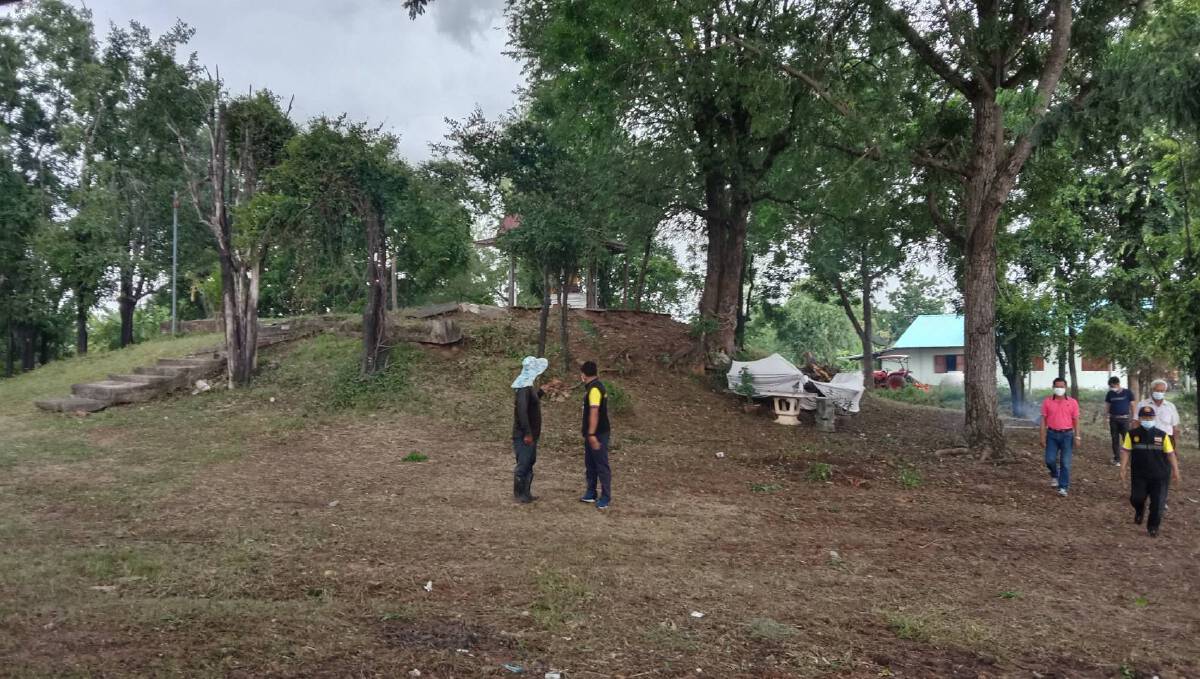 พบปราสาทหินเขมรในเมืองย่าโมคาดอายุพันปีวอนกรมศิลป์ตรวจ