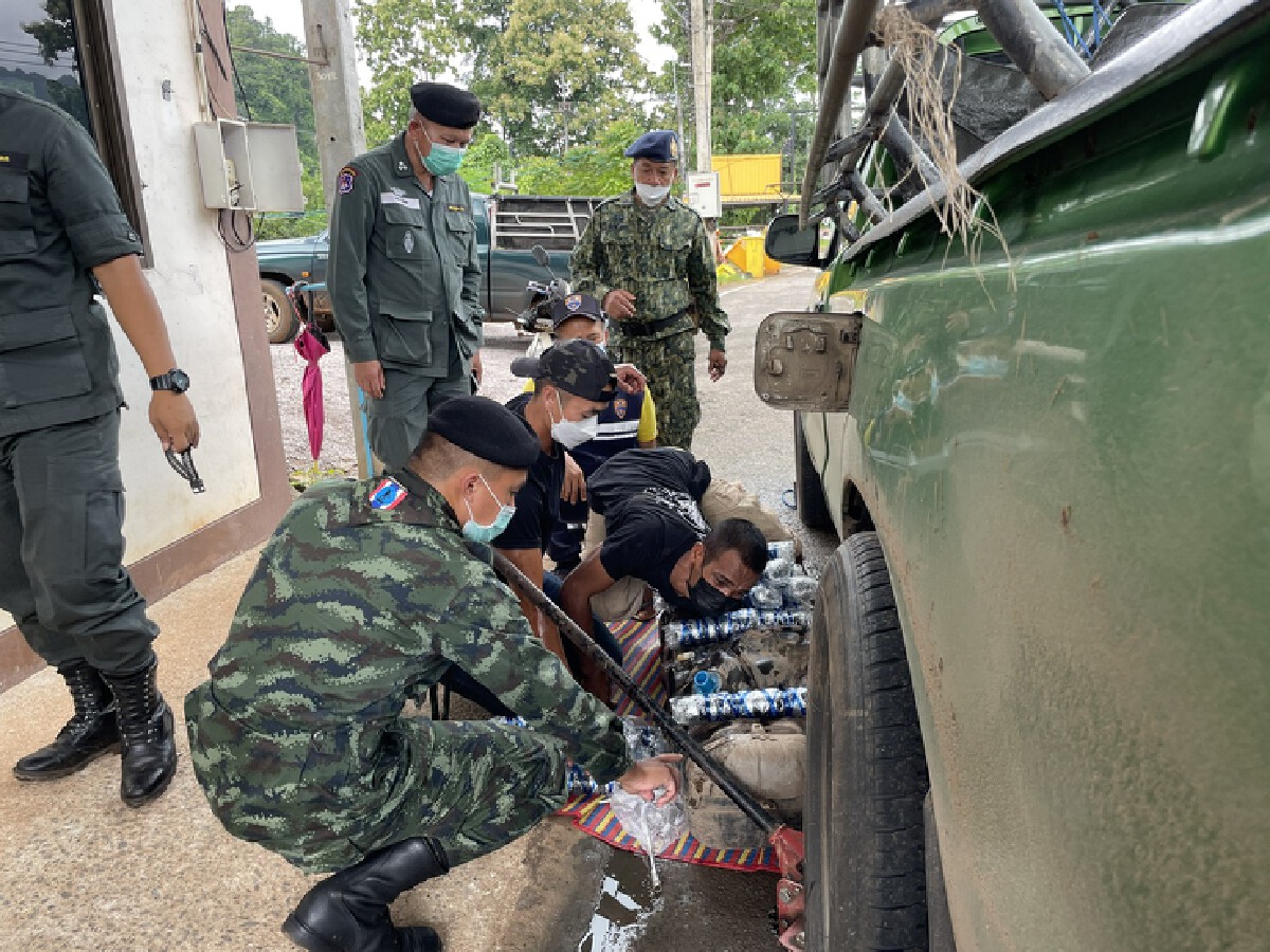 สนธิกำลังจับกุมยาบ้า 144,000 เม็ด ซุกซ่อนในถังน้ำมันรถยนต์
