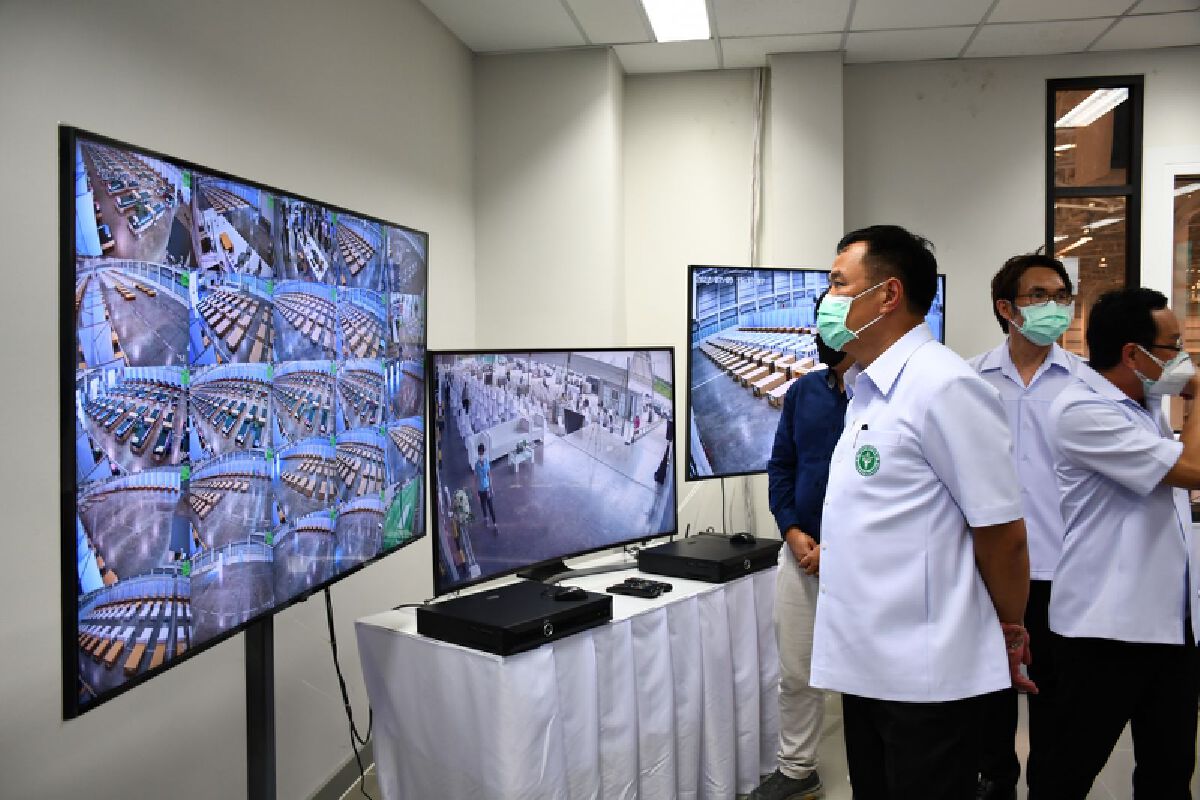 สธ. เปิดโรงพยาบาลสนามสมุทรปราการรวมใจ 5 WHA ขนาด 1,200 เตียง