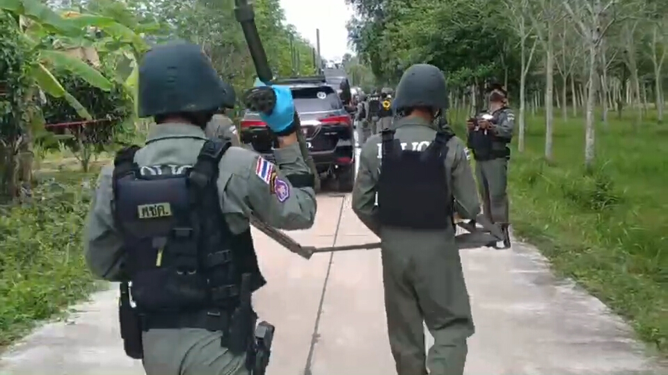 ปิดล้อมพื้นที่บ้านลางา อ.จะนะ เคลียร์จุดบึ้มทหารดับ 1 นาย