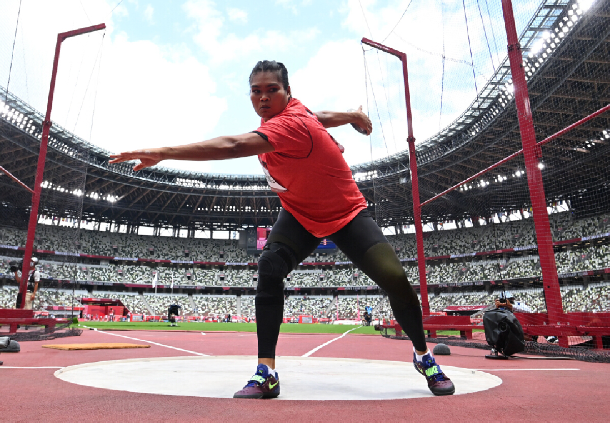 สุเบญรัตน์ อินแสง ขว้างดีที่สุดที่ 59.23 ม. ได้อันดับ 18
