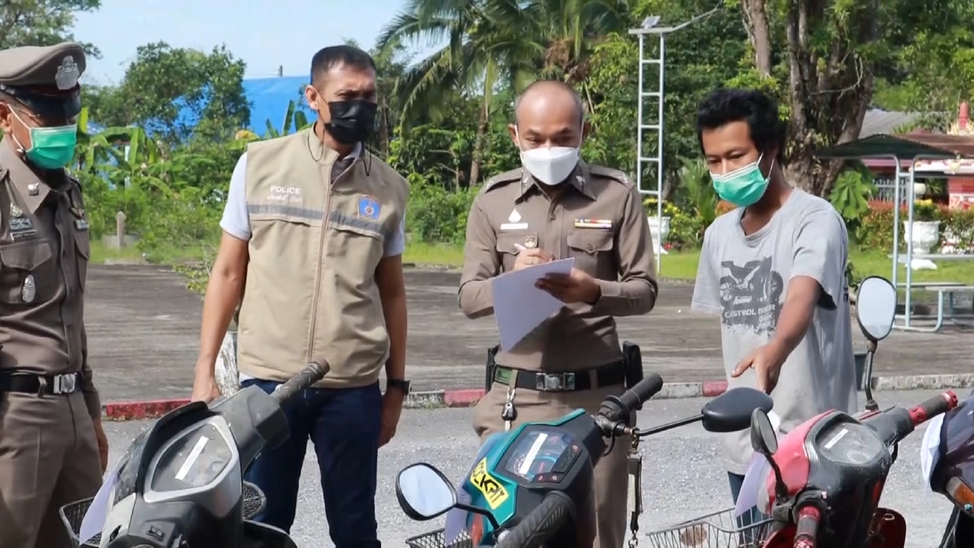 จับ "โอ ท้ายสำเภา" โจรลักรถจยย.สารภาพติดยา ยึดแล้ว 30 คัน