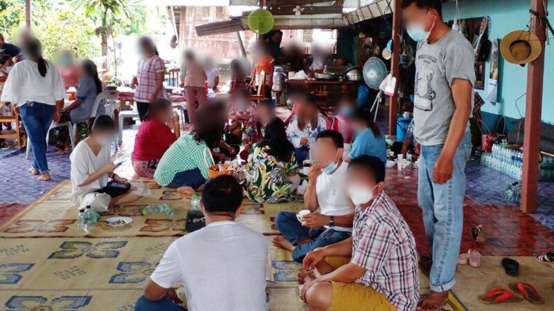 แจ้งจับเจ้าภาพงานบวชจัดงานโดยไม่ขออนุญาตหวั่นแพร่โรค