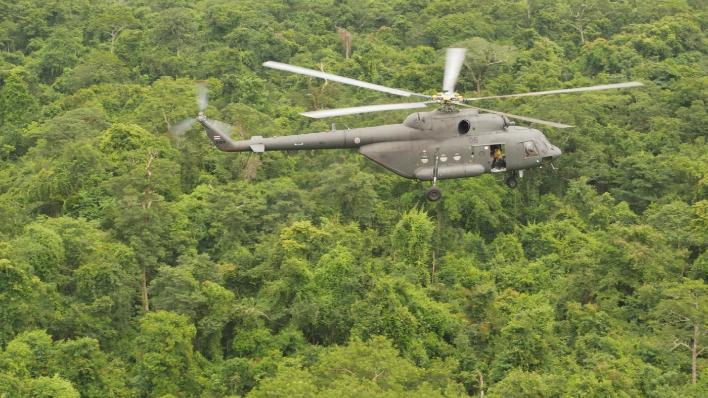 โครงการปลูกพืชอาหารช้างโดยเทคนิคโปรยเมล็ดด้วยอากาศยาน เฉลิมพระเกียรติ