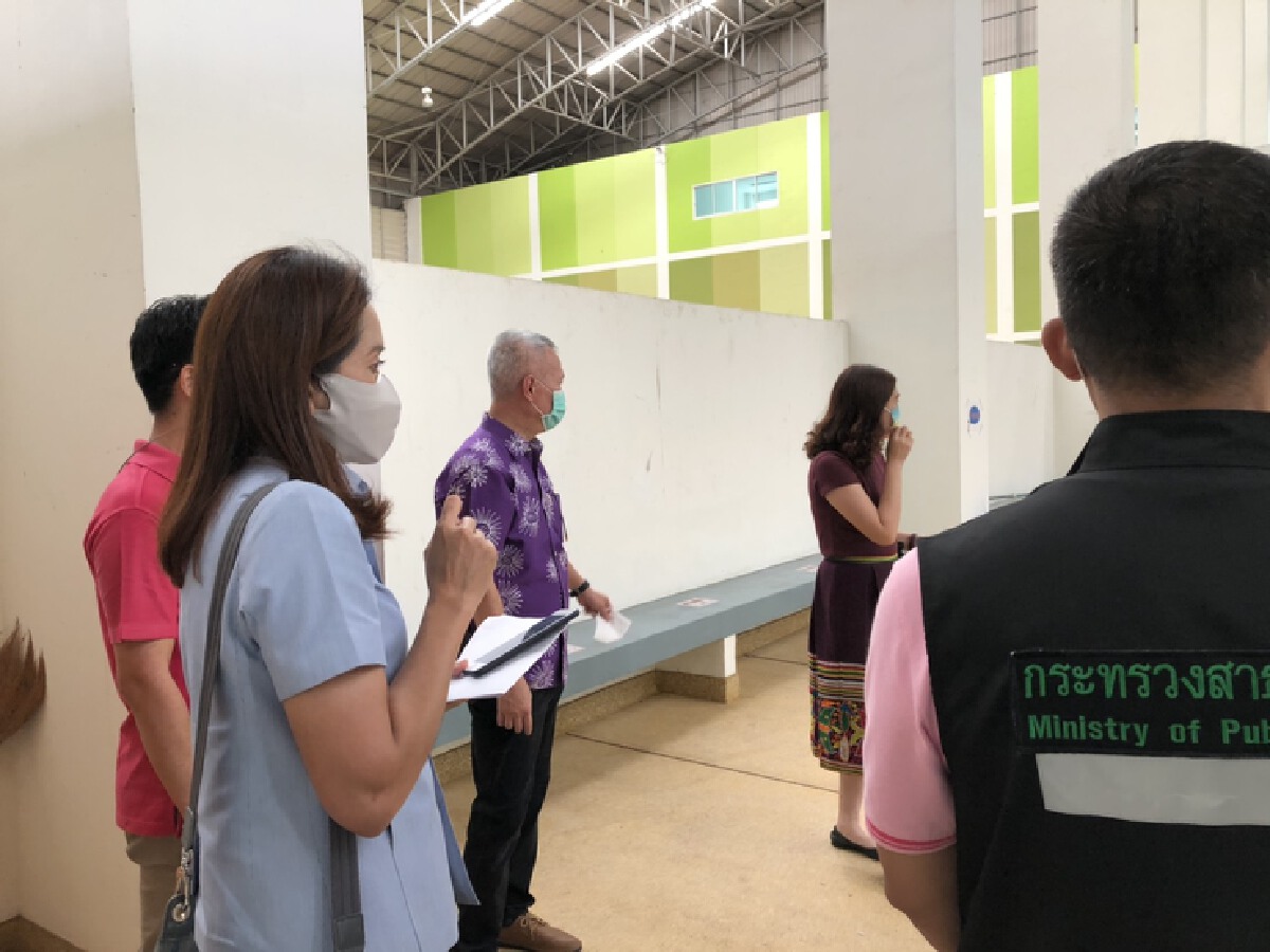 สำรวจพื้นที่มรภ.กำแพงเพชร-ตั้งรพ.สนามรับผู้ป่วยโควิดแม่สอด