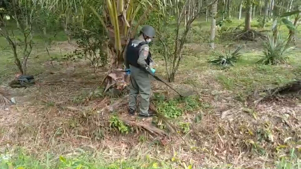 ปิดล้อมพื้นที่บ้านลางา อ.จะนะ เคลียร์จุดบึ้มทหารดับ 1 นาย